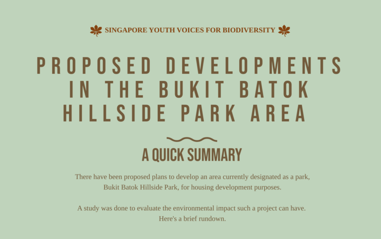 Feedback for Bukit Batok Hillside Park Development Project